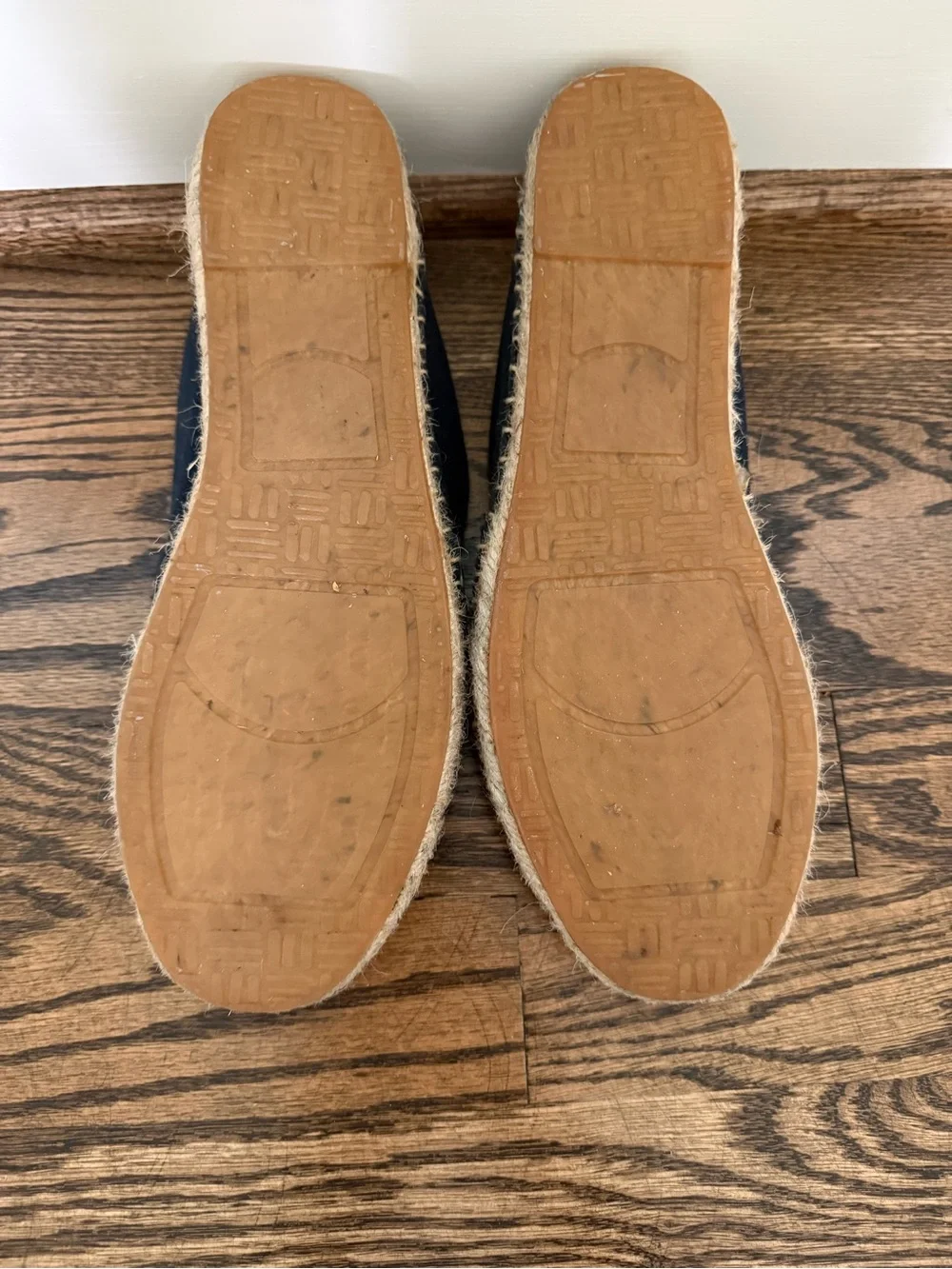 Joules Black Espadrille Flats with Red Lobster Embroidery